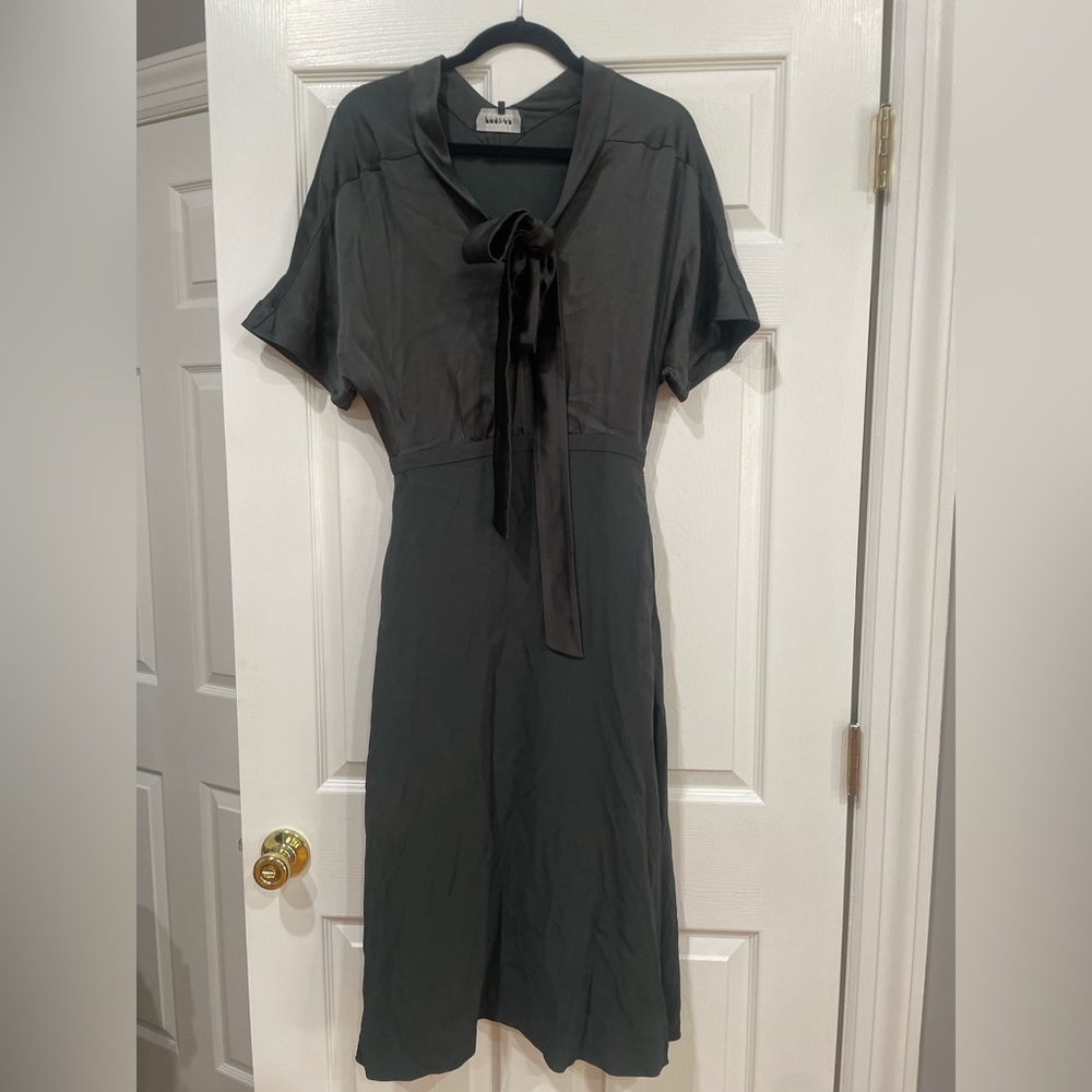Rochas green midi dress size 38